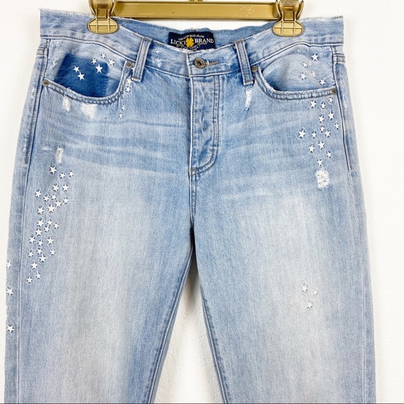 Lucky Brand Denim - Lucky Brand • Sienna Slim Boyfriend Jeans w/ Stars
